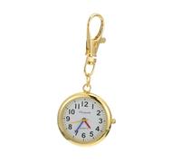 DEARMAMY 1 PC Gran Personaje Enfermera Reloj De Bolsillo Mujer Reloj Reloj Retro Reloj De Enfermería Clip Colgante Reloj Llavero Reloj Digital Relojes De Mujer Aleación De Zinc Dorado