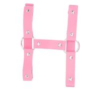 DEARMAMY 1 Pc punk de doble accesorios punks accesorios grunge accesorios góticos ligas de cinturón redondo elegante anillo de anillo punk rosa