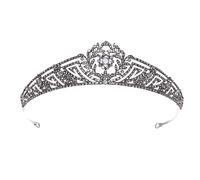 DEARMAMY 1 Pieza Diadema de Novia con de Brillo para Bodas y Fiestas Tocado Elegante y Ligero Accesorio Chic para Novias Diseño Clásico y Práctico