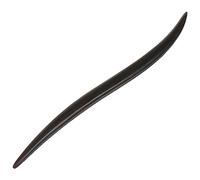 DEARMAMY 1 Pieza horquilla de madera mujer poli para cabello largo chica hair clips horquillas moño sin rastro horquilla palitos de cabello de forma de Sándalo Black