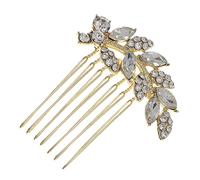 DEARMAMY 1 Pieza Peine Lateral con Rhinestones Accesorio Aleación para Decoración de Mujer y Niñas