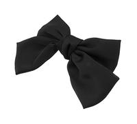 DEARMAMY 1 Pieza Pinza de Pelo Grande con Lazo Negro Accesorio de Moda para Mujeres Adorable Horquilla para Fiestas y Ocasiones Especiales