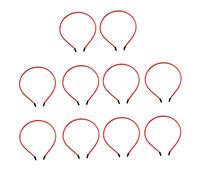 DEARMAMY 10 Diademas DIY Para La Cabeza Decoración Para Diademas Para Bebés Diademas Para Niñas Diademas Rosas Cintas Para El Cabello Pequeñas Bandas Para El Color Aleatorio