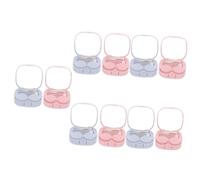 DEARMAMY 10 Juegos Estuche para Lentes de Contacto Casos Estuche de Lentes Colorido Hola Soporte de contactos reemplazable Caja de contactos Resistente al Desgaste Vidrio