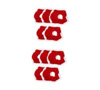DEARMAMY 10 Piezas Coleteros de Terciopelo Navidad Lazos Elásticos para Pelo Suaves y Elásticos Sujetadores de Coleta para Mujeres y Niñas Accesorios Cómodos y Resistentes para Fiestas y