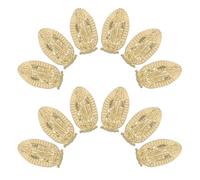 DEARMAMY 100 Adornos Dorados para Uñas Estatua de Buda, Joyería de Aleación Metálica Dorada, 100 Piezas, Decoración Religiosa para Manicura, Accesorios para Arte de Uñas, Suministros