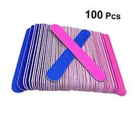 DEARMAMY 100 Piezas limas de manicura de uñas limas para uñas limas uñas herramienta de manicura nail file palos de uñas archivos de uñas clavo limas de uñas suaves pulir limas de uñas Blue