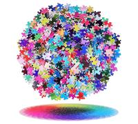 DEARMAMY 1000 Piezas Rompecabezas de Arcoíris para Adultos Forma Circular, Papel, Diseño Único y Desafiante Adecuado para Decoración y Entretenimiento
