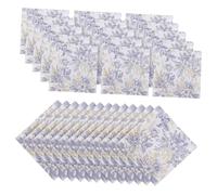 DEARMAMY 100hojas Servilletas De Papel Motivos Servilletas Cuadradas Elegantes Paquete De Fiestas De Jardín Decoración De Mesa