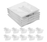 DEARMAMY 100piezas Moldes Adhesivos Para Extensión De Uñas Papel Aluminio Forma De De Pez Guías Para Manicura Prácticas y Fáciles De Usar Para Uso Profesional y Doméstico