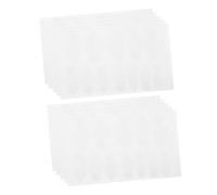 DEARMAMY 10hojas Molde De Película De Cristal Para Uñas Francesas Sin Auxiliares De Silicona Láminas Para Extensiones De Manicura Casa o Salón