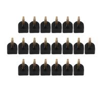 DEARMAMY 10pares De Tacón Para Zapatos De Tacón Reemplazo De Puntas De Protector Antideslizante y Reparación De Tacones Negro