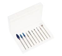 DEARMAMY 10Piezas Brocas De Taladro Para Brocas Eléctricas Para Manicura Accesorios De Metálico Duraderos y Seguros Kit Para Salón