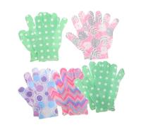 DEARMAMY 10piezas Guantes Exfoliantes Unidades Para Baño y Ducha Guantes Exfoliantes Para Cuerpo