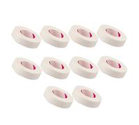 DEARMAMY 10rollos Cinta Aislante Para Pestañas De Tela Transpirable Cinta Adhesiva Para Extensiones De Pestañas Para Separador De