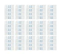 DEARMAMY 120piezas Cinta Levantamiento Facial Invisible Parches Antiarrugas Cara Tira Estiramiento Piel Suave Segura Para Piel Efecto Face Duradero