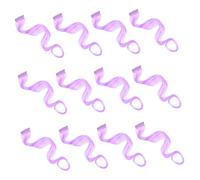 DEARMAMY 12piezas Peluca Trozo Pelo De Sintético Extensión De Cabello y Duradera