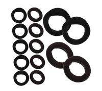 DEARMAMY 14 Piezas Coleta Alta Para El Pelo Ensanchada Lazos Para El Cabello Cabello Grueso Corbatas Elásticas Corbatas Del Cabello Portavoz Lazos Gruesos Para El Cabello Para Mujeres Paño