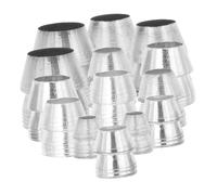 DEARMAMY 14 piezas Cuñas Metálicas de Seguridad para Mango de Accesorios Taper para Herramientas de Carpintería Japonesa Cuñas Resistentes para Reparación y Rajar Leña