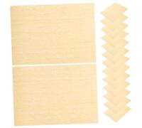 DEARMAMY 15 Hojas de Láminas Finas de Madera A5 Veta Recta, Suelo Flexible para Maquetas de Arquitectura y Dioramas, Suministros para Hacer Miniaturas y Proyectos DIY de Construcción
