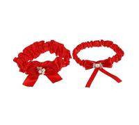 DEARMAMY 1juego Ligaduras De Novia Lazo Elegante Accesorios De Boda Para De Novia Para y Recepciones