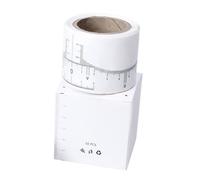 DEARMAMY 1Rollo Medidor De Desechable De Etiquetas Engomadas Para Herramienta Auxiliar Para Maquillaje Permanente Usar Daño