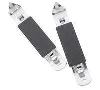 DEARMAMY 2 Abridores de Botellas Pequeños de Acero Inoxidable Abridor Portátil para Frascos de Medicamentos Accesorio Auxiliar de Enfermería Rompe Tapas Reutilizable y Compacto para Uso