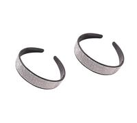 DEARMAMY 2 Diademas Elegantes De Boda Con Clip Y Cristales Brillantes Aro Ancho Para El Pelo Accesorios Para El Cabello Para Mujer.