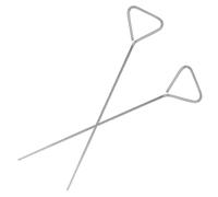 DEARMAMY 2 Esparcidores Triangulares de Acero Inoxidable para Laboratorio Esparcidor Celular para Placas de Petri Herramienta de Distribución Uniforme para Experimentos Científicos y