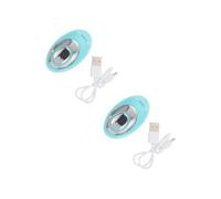 DEARMAMY 2 Juegos ayuda para dormir relajacion duerme bien alarmas alarm clock despertadores Relajación Mini masajeador para Instrumento para dormir abdominales Blue