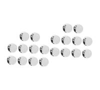 DEARMAMY 2 Juegos Base De Broche Pasador De Enganche De Bloqueo Pin Insignias Broches De Imperdibles Pasador De Chaveta Alfileres De Boutonniere Arco Atar Silver Acero Inoxidable 10 Uds * 2