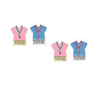 DEARMAMY 2 Juegos Broche Patas Carrete De Placa Accesorios Reloj De Bolsillo Guardián Carretes Para Insignias Retráctiles Botones Cuerpo Corazón Poseedor Arete Alfiler Aleación 2 Piezas * 2