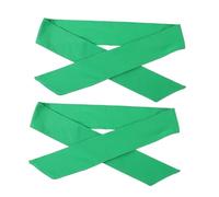 DEARMAMY 2 Pañuelos Para El Sudor Diadema Con Horquillas Diadema Floral Con Pinzas Deportiva De Tela Verde De Karate Kid