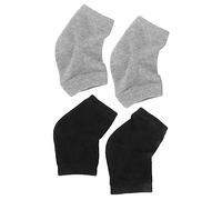 DEARMAMY 2 Pares Of Gel Ankle Socks para Talones Secos y Agrietados Protección Hidratante con Gel Unisex Colores