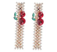 DEARMAMY 2 Pasadores De Cereza Con Forma De Fruta Horquillas Para El Pelo Accesorios Decorativos Para El Día A Día Pinzas Coreanas Bonitas Pasadores Elegantes Horquillas De Moda Con