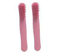DEARMAMY 2 Peines Elásticos Para El Cabello Peines De Anchos Peines Anticaspa Peines Alisadores Suministros De Peluquería Peines Laterales Anticaspa Gel De Sílice Rosa