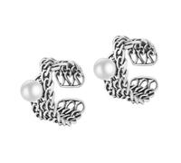 DEARMAMY 2 Piezas Anillo De Perlas Anillos De Dedo Del Pie Para Las Mujeres Anillos Punkyes Anillos Para Mujer Anillo De Chicas Anillo Abierto Mujer Anillo Ajustable Mujer Cobre