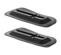 DEARMAMY 2 Piezas Base para Quilla de Tabla de Surf Base/Soporte para Quilla de Tabla de Paddle Surf PVC Negro Instalación Rápida y Fácil y Longboard Deportes Acuáticos
