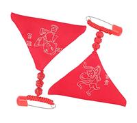DEARMAMY 2 Piezas Bolsa Omamori Para Que Suerte Shui Pulseras De Parejas Pulseras a Juego Anniversary Feng Afortunado Aniversario Oro Amuleto De Mala Suerte Satinado