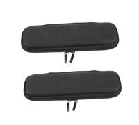 DEARMAMY 2 Piezas Caja De Cepillo De Eléctrico Cepillo De Tamaño Viaje Porta Cepillos De para Viajar Tapa De Cubierta del Cepillo De Alinear Black Eva