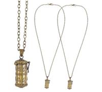 DEARMAMY 2 Piezas Collar De Ceniza Joyería Del Collar De La Cremación Joyas De Recuerdo Collar De Cremación Para Cenizas Joyas De Cremación Para Cenizas Urnas Cremas Medallón Frasco Cobre