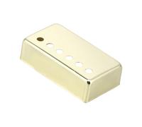 DEARMAMY 2 piezas Cubiertas Metálicas Doradas para Pastillas de Guitarra Eléctrica Estilo Doble Bobina Accesorios de Resistentes Recambio