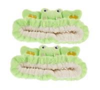 DEARMAMY 2 Piezas Diademas De Rana Diademas De Spa Cuidado Piel Lavado De Cara De Mujer Maquillaje