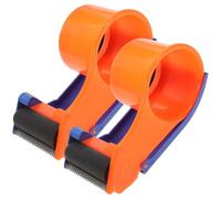 DEARMAMY 2 piezas Dispensador de Cinta de Embalaje Ligero y Compacto con Cortador Afilado para Sellado Preciso de Cajas para Mudanzas y Envíos Unidades de Uso Manual Fácil y Ergonómico