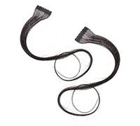 DEARMAMY 2 Piezas Extensiones de Real Postizo Invisible de Lacio de Aplicar y Quitar para Cambio de Look sin Dañar