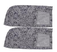 DEARMAMY 2 Piezas Funda Protectora Elástica para Reposabrazos de Sofá Cubiertas Lavables para Brazos de Muebles para Sofás de Tela o Cuero Anti-Deslizante y Suave Gris