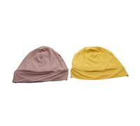DEARMAMY 2 Piezas gorro de noche gorro de quimioterapia Gorro de mujer Gorro para adultos gorro de ducha turbantes forrados de satén para mujer gorro de dormir de algodon gorros de baño