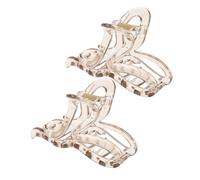 DEARMAMY 2 Piezas Horquilla De Amor Pinza Para Pasador De Pelo Clips De Mandíbula Cintas Para El Cabello Alfiler Corbatas Garras De Pelo Clips De Garra Grandes Rizador De Pelo El Plastico