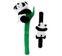 DEARMAMY 2 Piezas Pulsera De Panda Rojo Almohadilla Juguete De Peluche Felpa Animal De Peluche De Jirafa Animal De Peluche Perezoso Juguetes De Peluche Bebé De Peluche Tela