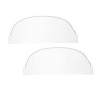 DEARMAMY 2 Piezas Red de cabello de encaje base de cierre peluca Malla sin frente ventilar frontal de encaje red de encaje para hacer Encaje transparente cordón Brown